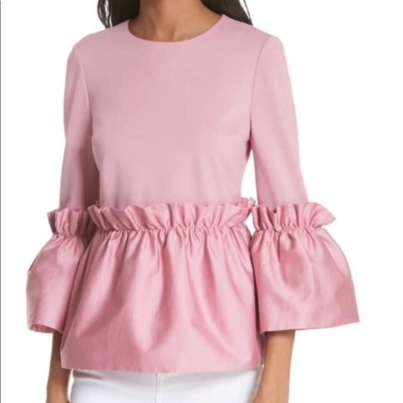 Ted Baker Tops - Ted Baker Sherrly Pleated Waist Top in Dusty Rose